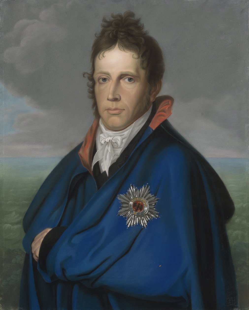 Willem Frederik (1772-1843), Orange-Nassau örökös hercege. Később I. Vilmos király, „a köpenyportré” alkotó: Anonymous