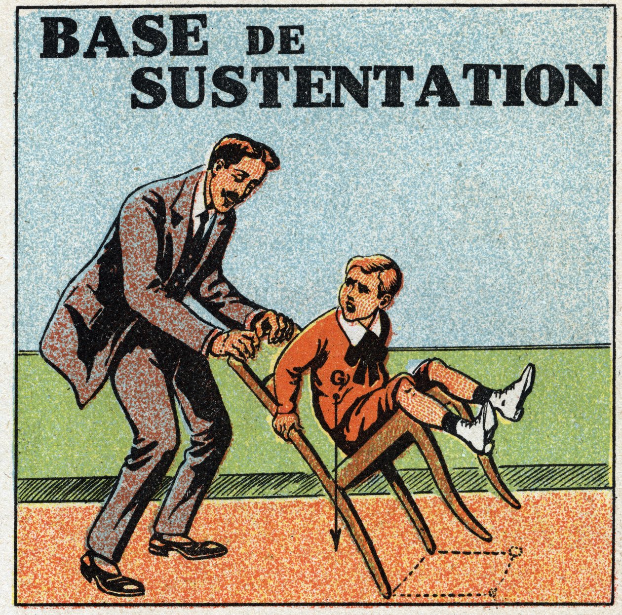 Szilárdanyag-egyensúly: a fenntartás alapja. 1925 névtelen illusztrációja. Magángyűjtemény. alkotó: Anonymous Anonymous