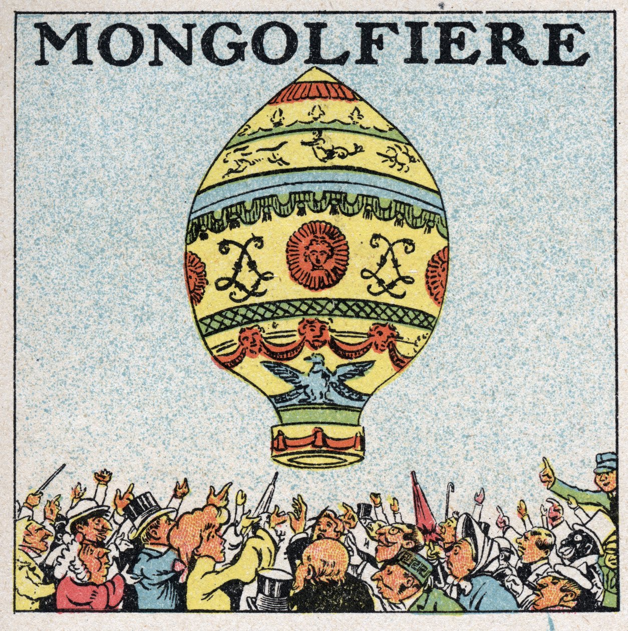 Léggömbök: a Montgolfier fivérek léggömbje szeptember 19-én alkotó: Anonymous Anonymous