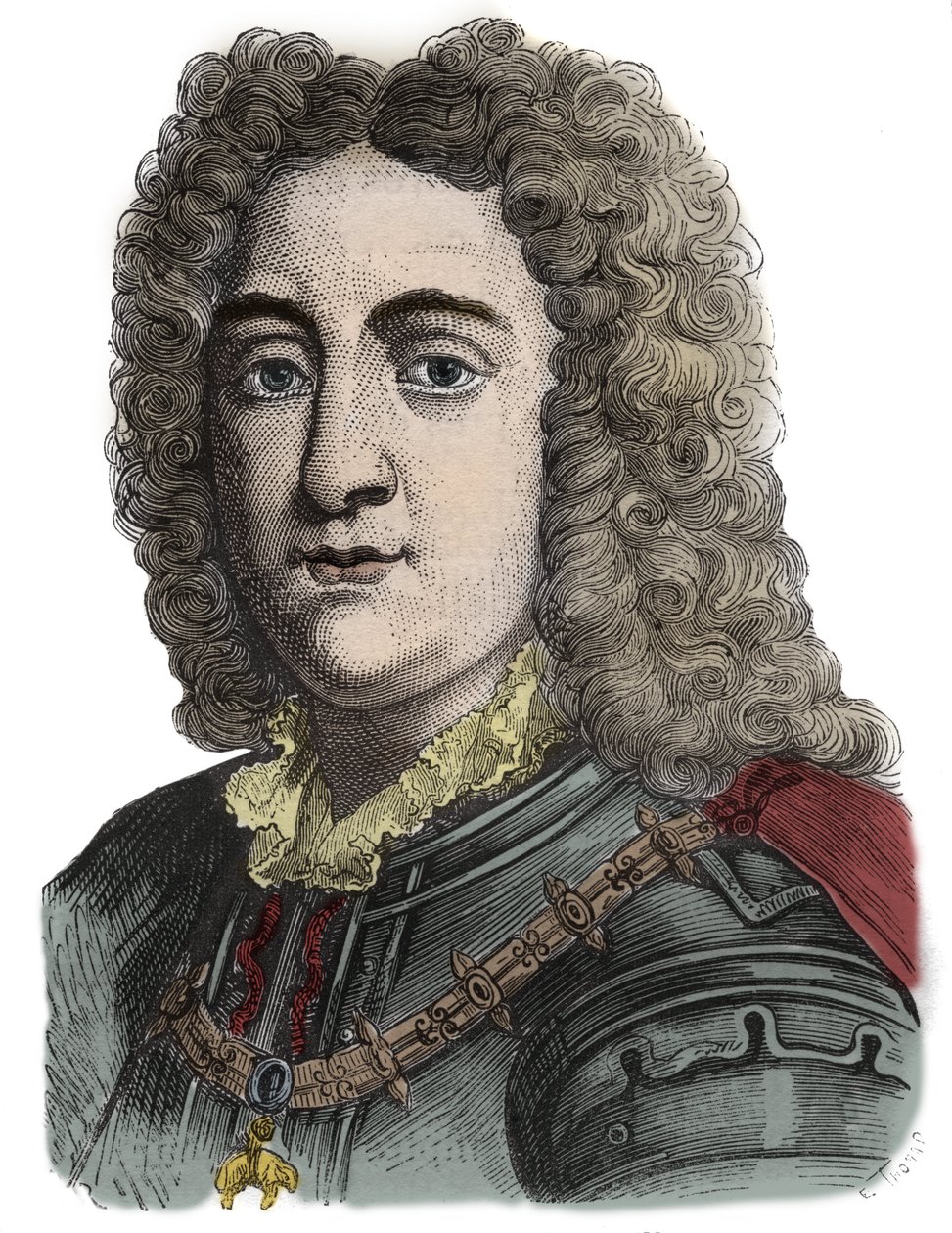 VI. Károly, római római császár (1685-1740) - Habsburg Károly (Karl von Habsburg) (VI. Károly a Szent Birodalomból) 1685-1740 - Metszet alkotó: Anonymous Anonymous
