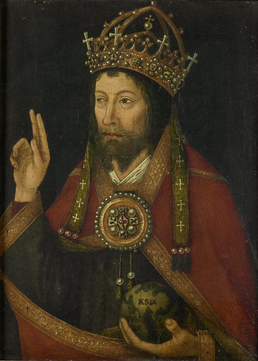 Krisztus mint Salvator Mundi, 1500 körül (olaj, panel) alkotó: Anonymous Anonymous