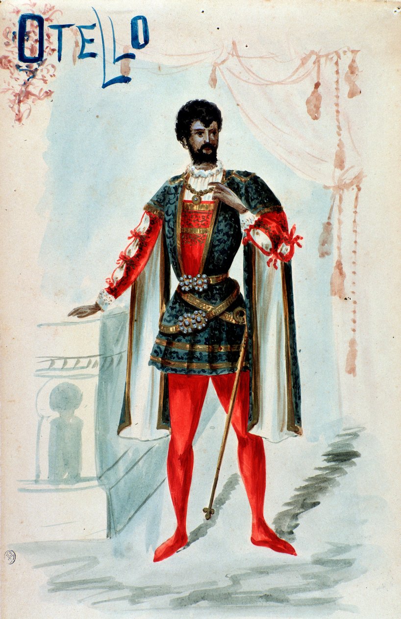 Otelló jelmeze Giuseppe Verdi operájában alkotó: Anonymous Anonymous