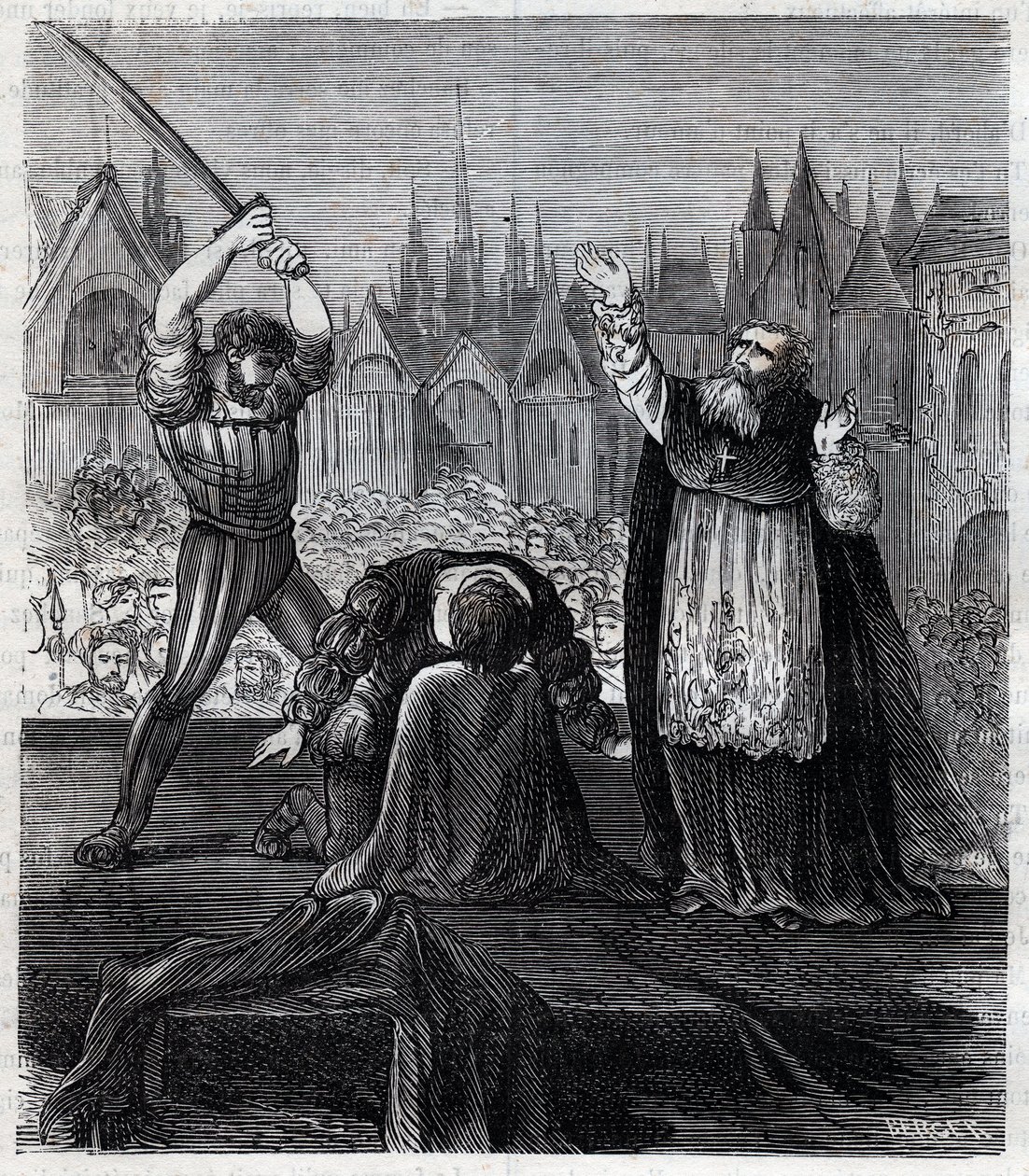 Egmont és Hoorn gróf lefejezése (1568) Brüsszelben a spanyol zsarnokság idején Hollandiában – Négy húsz éves háború (1568-1648): Lamoral, Egmont grófja, Gavre hercege (1522-1568) holland politikus dekoltálása. A keretben elítélték alkotó: Anonymous Anonymous