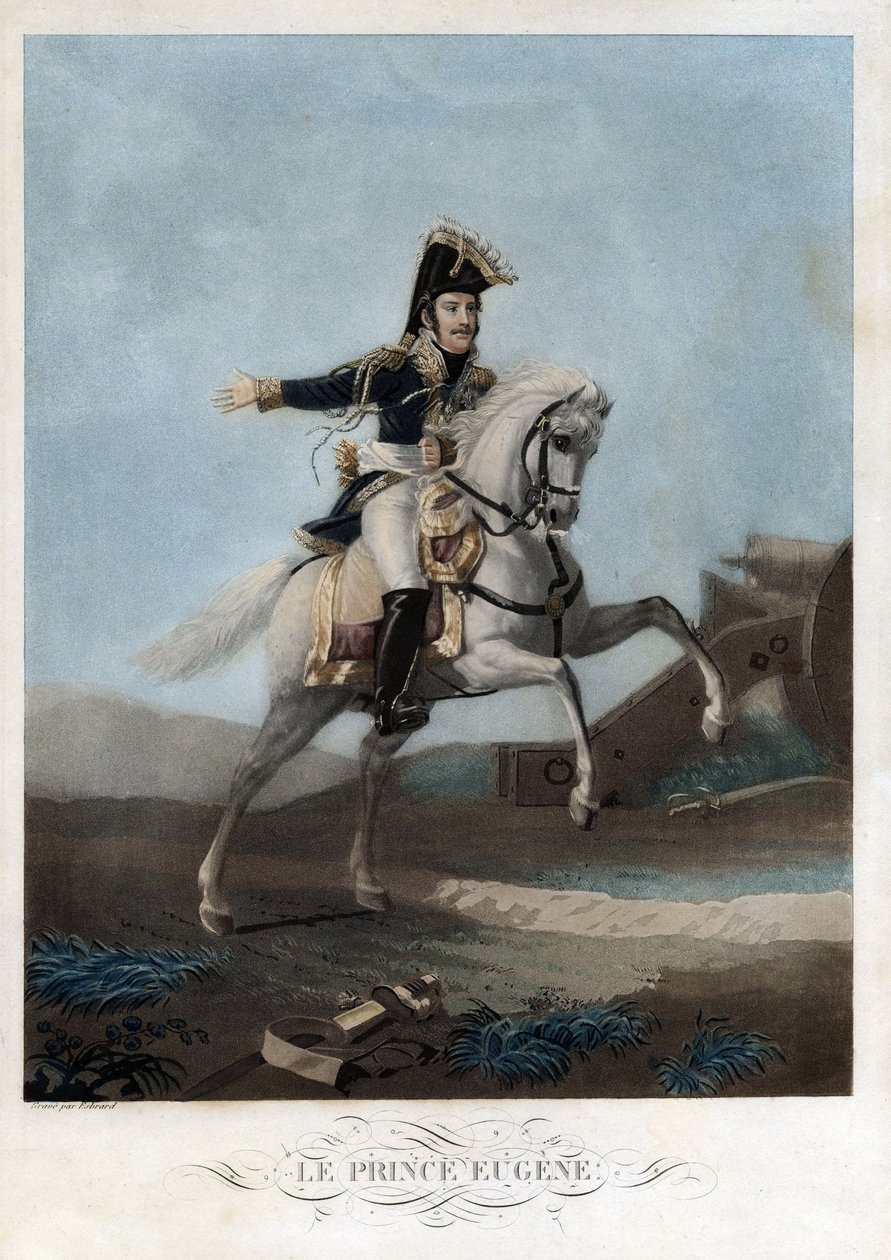 Eugene de Beauharnais (1781-1824) - Anonymous - kb 1812 - Aquatint - 41,9x30 - Magángyűjtemény alkotó: Anonymous Anonymous