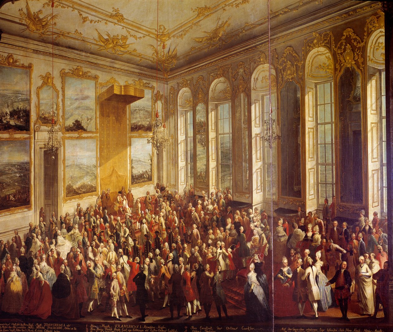 Ünnep a Marie Therese Iere Katonai Rend 1857-es alapításának századik évfordulója alkalmából Anonymous festmény. 19. századi Bécs, Kunsthistorische Museum alkotó: Anonymous Anonymous
