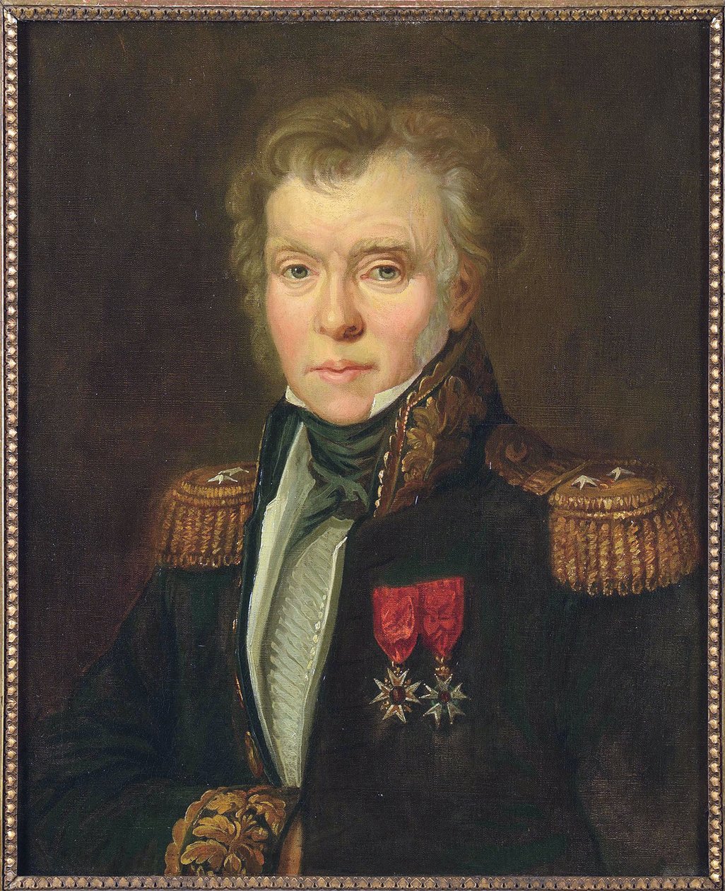 Ythier Sylvain Pryve báró tábornok (1762-1831), névtelen. Olaj, vászon, kb 1820. Mérete: 61x50 cm. Magángyűjtemény alkotó: Anonymous Anonymous