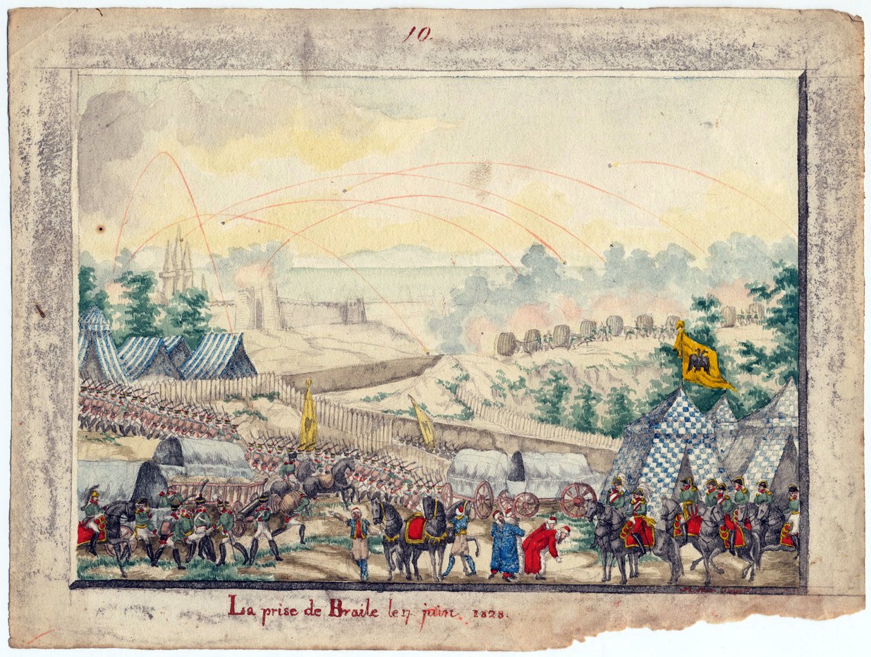 Guerre russo-turque de 1828-1829 – A Brailov-erőd elfoglalása június 7-én alkotó: Anonymous Anonymous