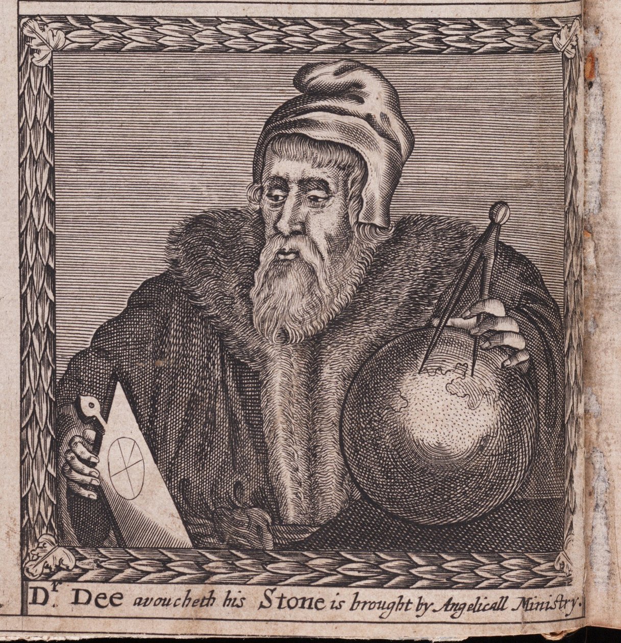 John Dee (1527-1609) - Névtelen munka, metszet alkotó: Anonymous Anonymous