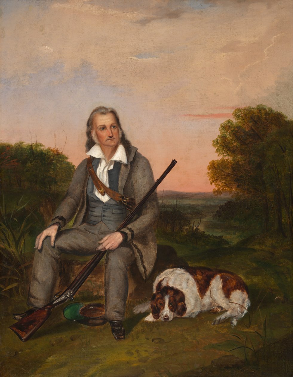 John James Audubon (1785- 1851), 1841 körül (olaj, vászon) alkotó: Anonymous Anonymous