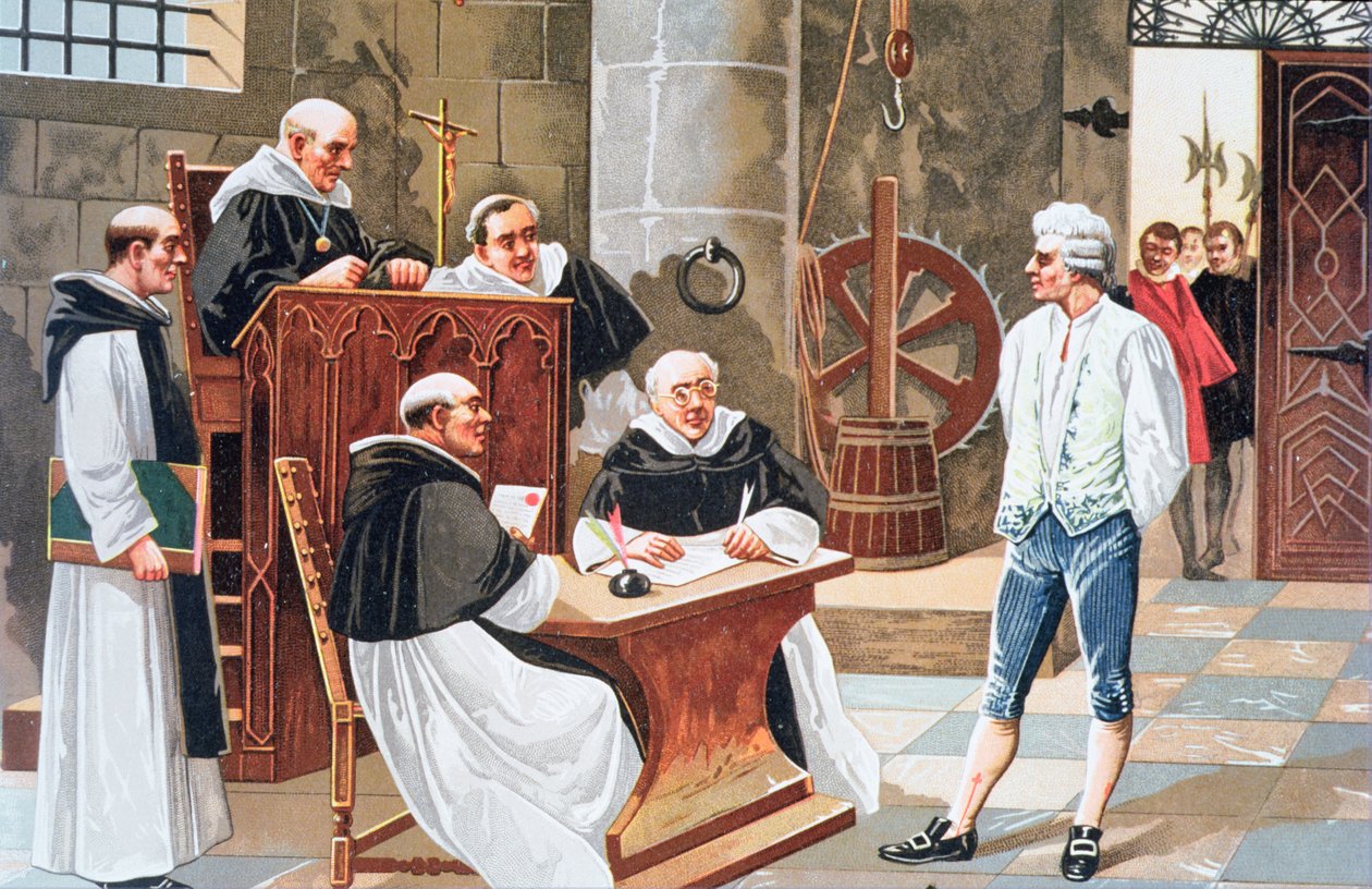 Miguel Serveto spanyol teológus ginebrai bíróságának ítélete, amely 1553-ban az eretnekségért máglyán való elégetésre ítélte. alkotó: Anonymous Anonymous