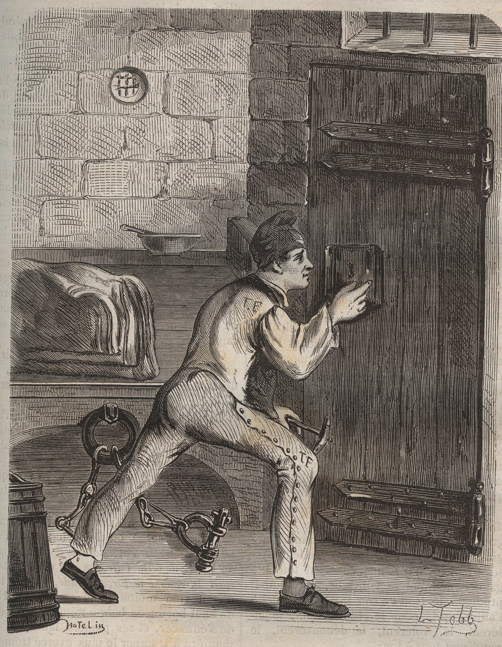 Le convict Blouet - Metszet a „Az elítéltek története a megalkotásuktól napjainkig” (1877) Pierre Zaccone (1817-1895) (Colonia Penale - Büntetőtelep) Magángyűjtemény alkotó: Anonymous Anonymous