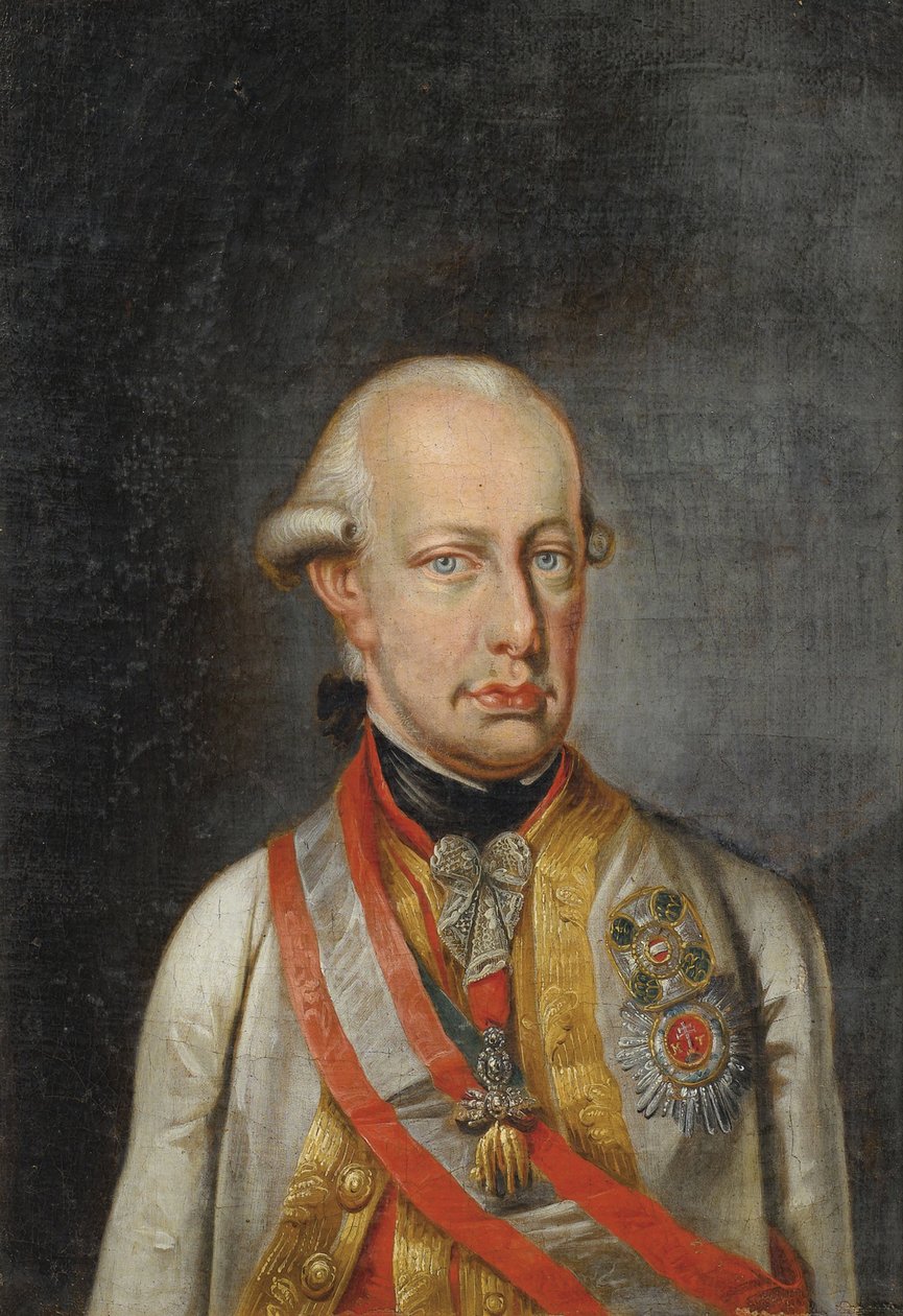 Leopold Empereur des Romains - Neoklasszicizmus : II. Lipót, római római császár (1747-1792) portréja, Névtelen, c. 1780. Olaj, vászon, 34x23,5. Magángyűjtemény alkotó: Anonymous Anonymous