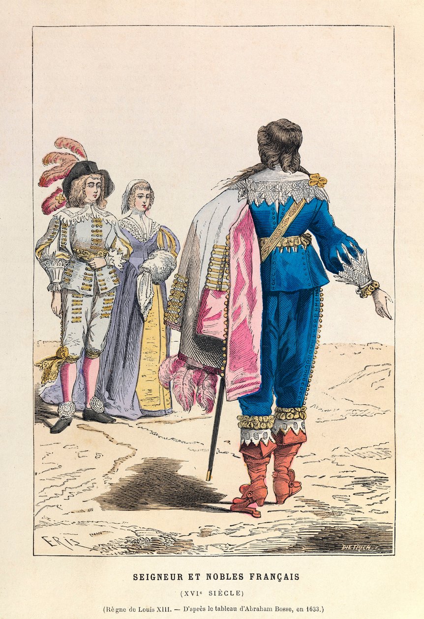 Lord és nemesek Francia a 16. században - Lord és nemes 16. század - magángyűjtemény alkotó: Anonymous Anonymous