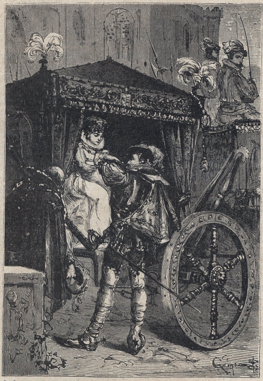 Lucrezia Borgia első férjével, Giovanni Sforza d