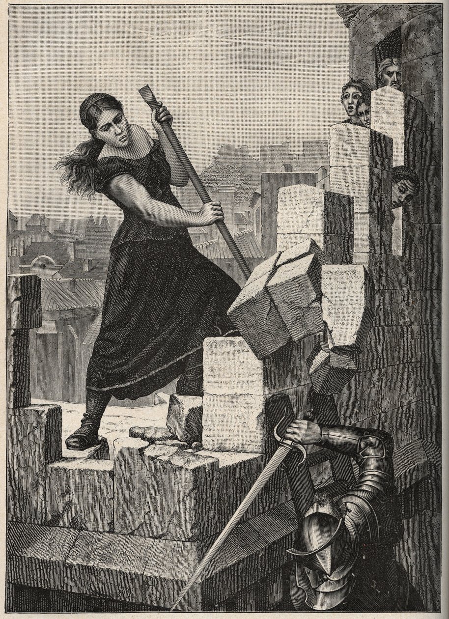 Marguerite Catherine Ponsoye, más néven Margot Delaye 1570 májusában itt védte Montelimar városát (Franciaország) a nassaui Ludovic seregével szemben – Marguerite Catherine Ponsoye, „” la Gandonne” vagy Margot Delaye itt 1570 áprilisában Montelimarban, aho alkotó: Anonymous Anonymous