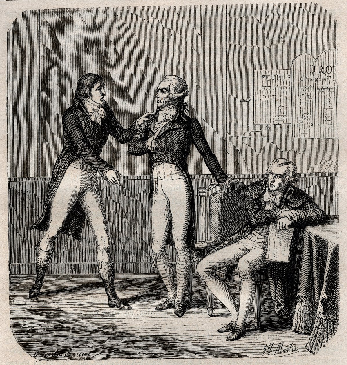 Maximilien Robespierre – Louis de Saint-Just (Saint-Just alkotó: Anonymous Anonymous
