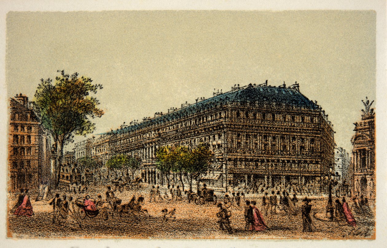 Párizs 1874: Boulevard des Capucines, Magángyűjtemény alkotó: Anonymous Anonymous