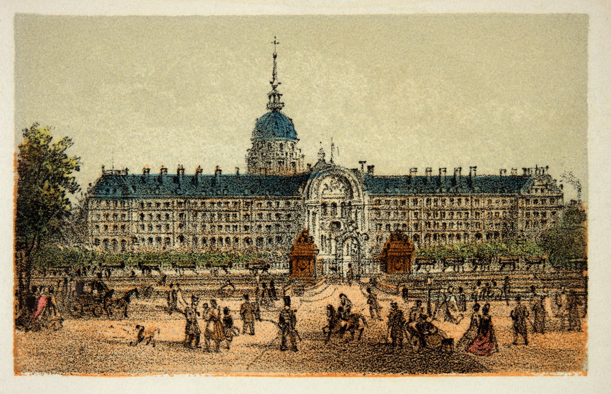 Párizs 1874: Hotel des Invalides, Magángyűjtemény alkotó: Anonymous Anonymous