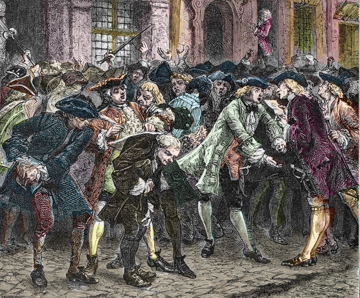 Párizs IV. kerület - La rue Quincampoix en 1720 a l