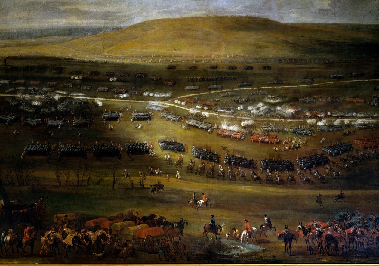 A Moselle átjárója 1705-ben. Névtelen 1705-ös festmény. Chateau De Vaux Le Vicomte. alkotó: Anonymous Anonymous
