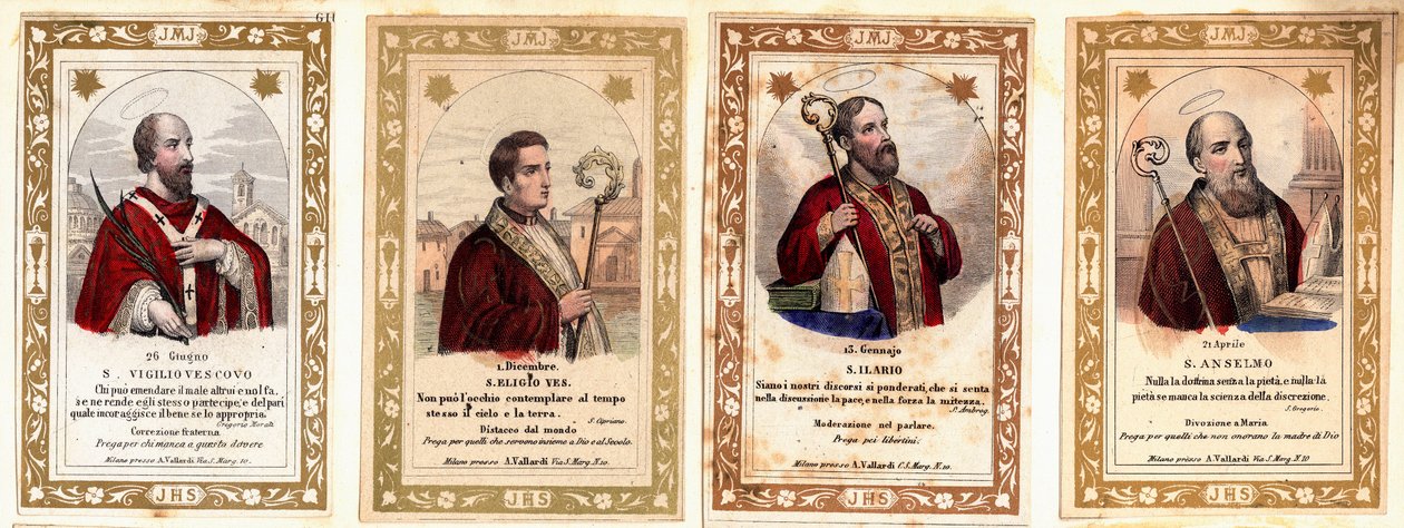 Kép: "Trentói Szent Vigilia (Vigilio di Trento), Noyoni Szent Eloi (Sant