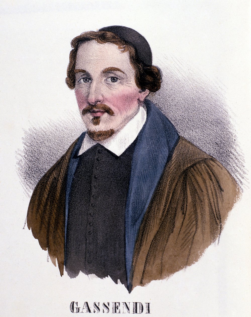 Pierre Gassendi (1592-1655) francia filozófus, csillagász, matematikus és fizikus. .Milánó. alkotó: Anonymous Anonymous