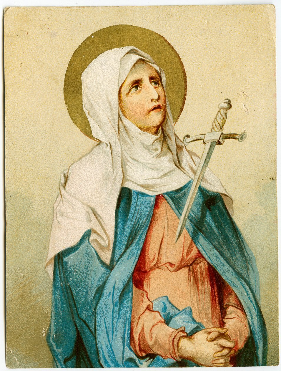 Jámbor kép: Mater dolorosa (kromolitográfia) alkotó: Anonymous Anonymous