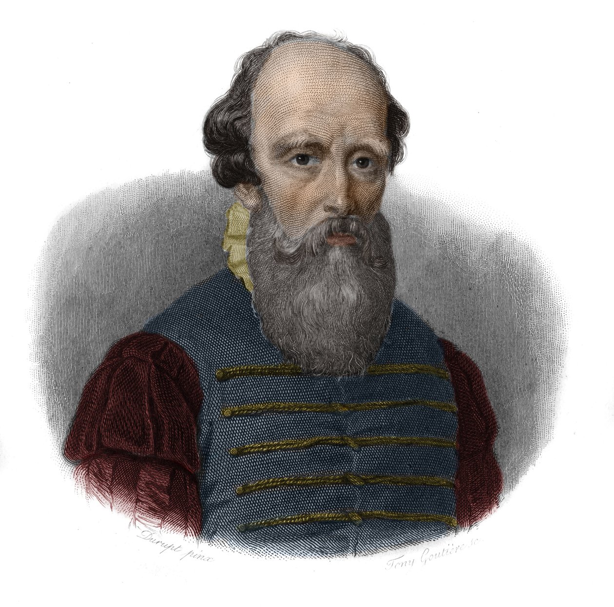 Bernard Palissy (1510 - 1589) portréja a „” Hasznos férfiak portréi és története: minden országból és minden körülményből származó férfiak és nők, akik jogot szereztek a férfiak elismerésére” című kiadványban, amelyet a Montyon és Franklin Társaság adott k alkotó: Anonymous Anonymous