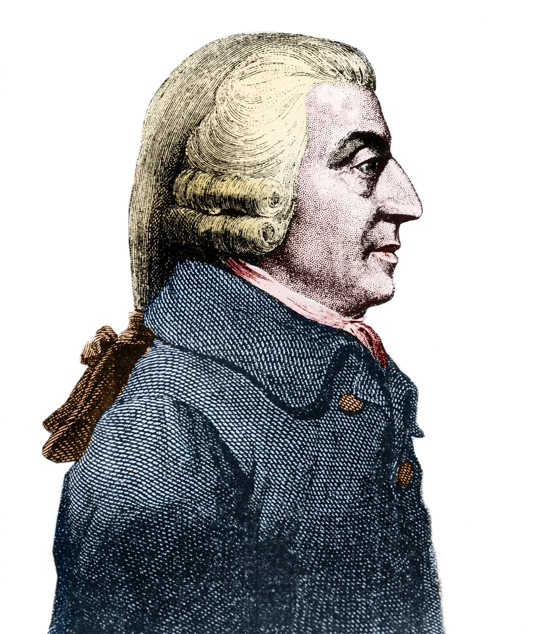 Adam Smith (1723-1790), skót filozófus és közgazdász portréja. alkotó: Anonymous Anonymous