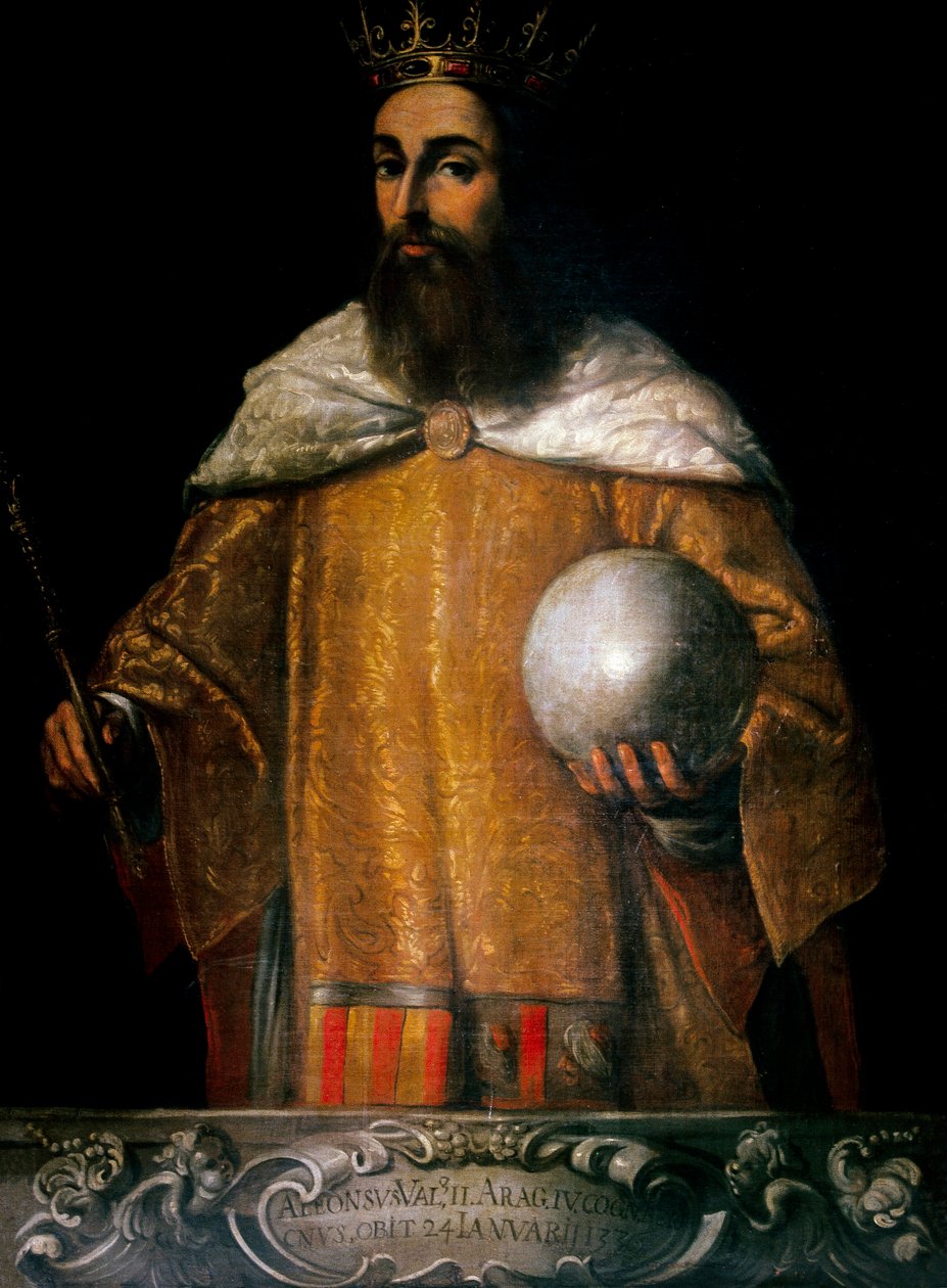 IV. Alfonz, a szelíd aragóniai király (1299-1336) portréja (festmény) alkotó: Anonymous Anonymous