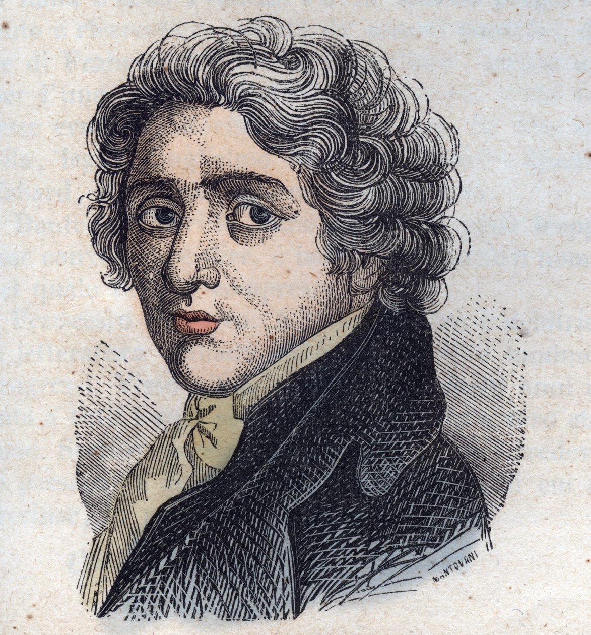 Andrea Appiani (1754-1817) portréja - metszet - alkotó: Anonymous Anonymous