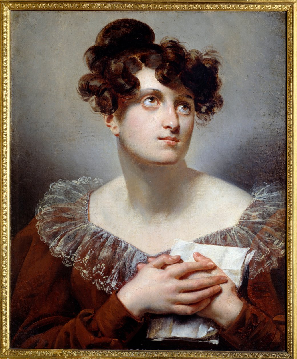 Anne Francoise Boutet Mademoiselle Mars (1779-1847) francia színésznő portréja. Névtelen festmény alkotó: Anonymous Anonymous