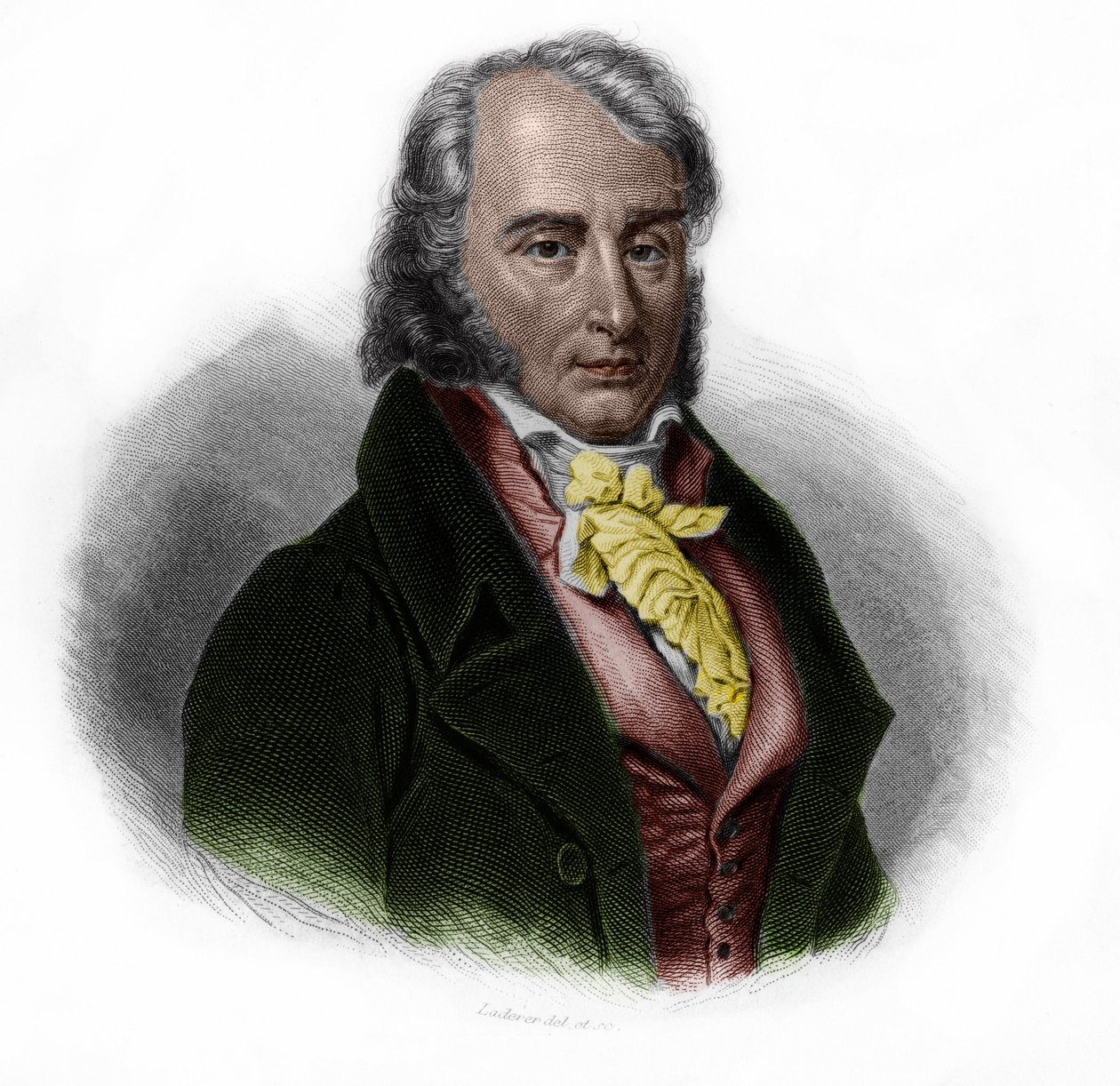Benjamin Constant (1767-1830), svájci születésű francia nemes, gondolkodó, író és politikus portréja. Louis de Cormenin Timon „” LIBRE DES SporERS” című művében. 1842. Magángyűjtemény. alkotó: Anonymous Anonymous