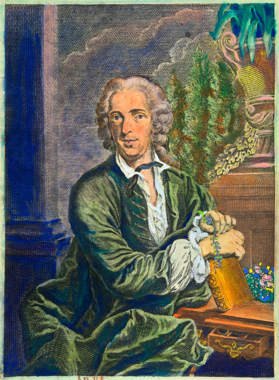 Carl Von Linne (1707-1778) svéd természettudós portréja - Privee Collection alkotó: Anonymous Anonymous