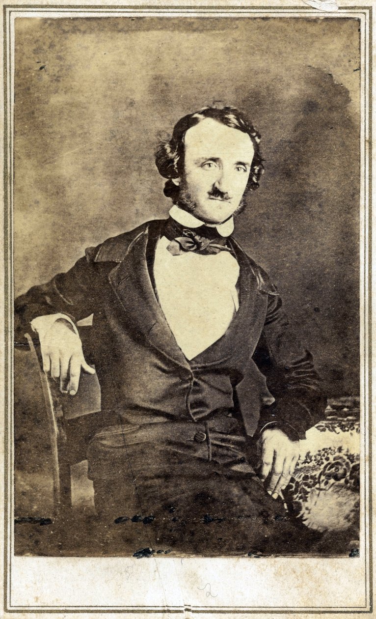 Edgar Allan Poe (1809-1849), névtelen portréja. Dagerrotip alkotó: Anonymous Anonymous