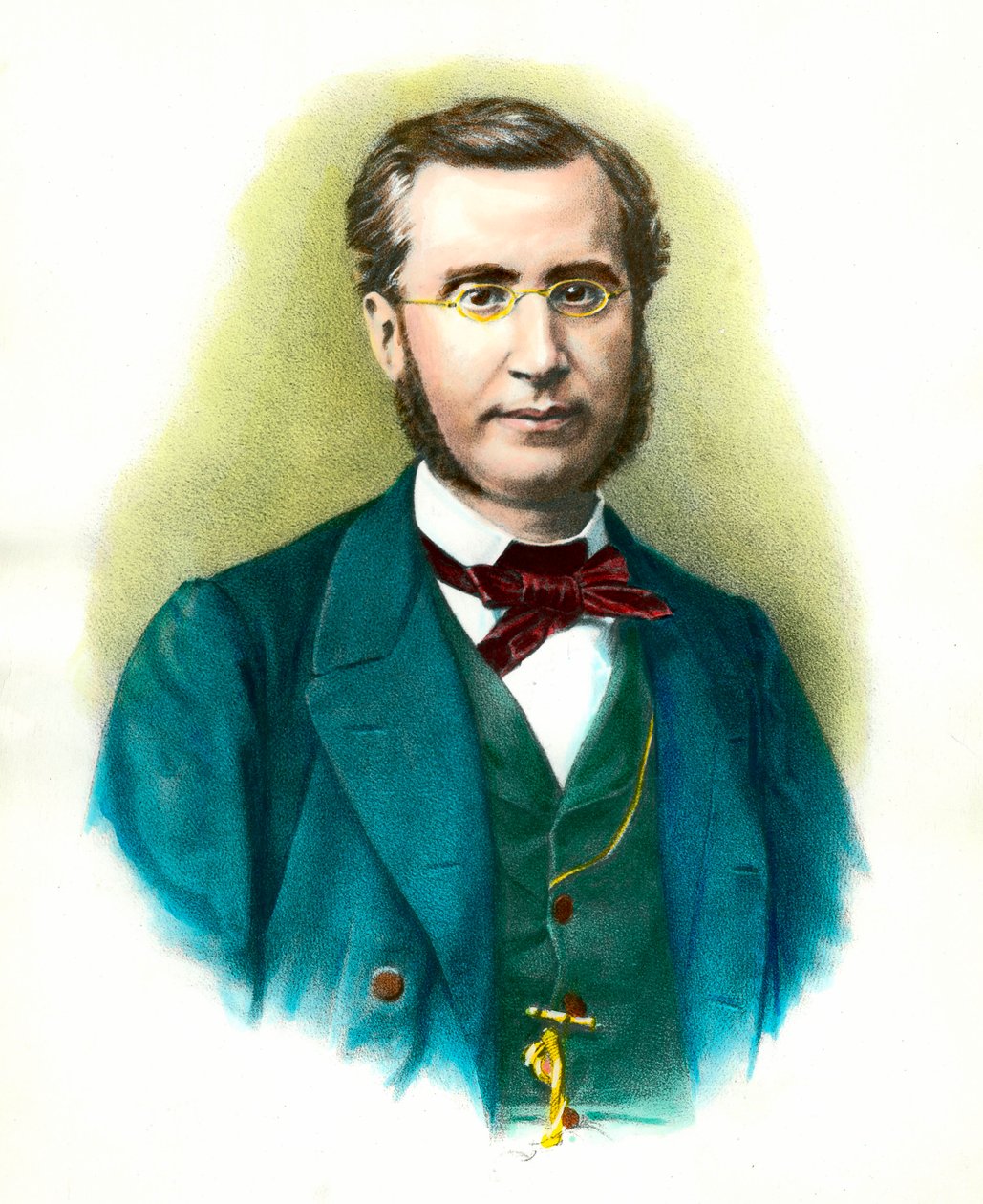 Emile Ollivier (1825-1913) francia politikus portréja. századi metszet. Magángyűjtemény alkotó: Anonymous Anonymous