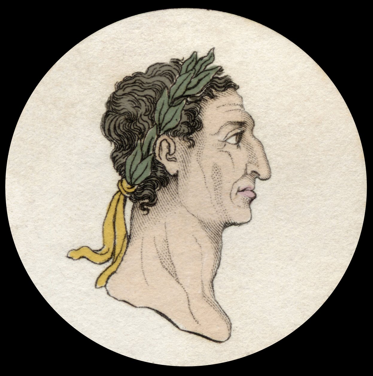 Nerva császár (Marcus Cocceius Nerva) (i.sz. 26-98) portréja. századi metszet. milánói alkotó: Anonymous Anonymous