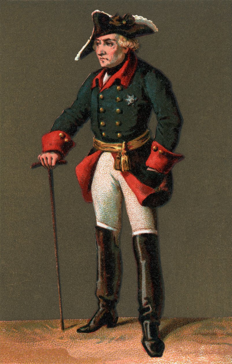 II. FREDERIK (1712-1786) portréja, akit Nagy Frigyes porosz királyként ismernek alkotó: Anonymous Anonymous