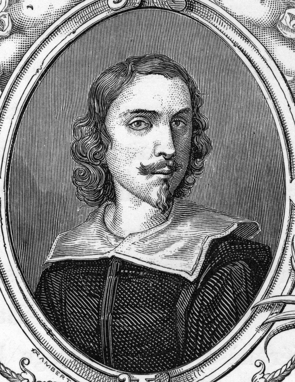 Francesco Albani (1578-1660) portréja mondta az albán, olasz festő. Armandaud 1859-es metszete „Európa galériáiban – Olaszország”. Magángyűjtemény. alkotó: Anonymous Anonymous