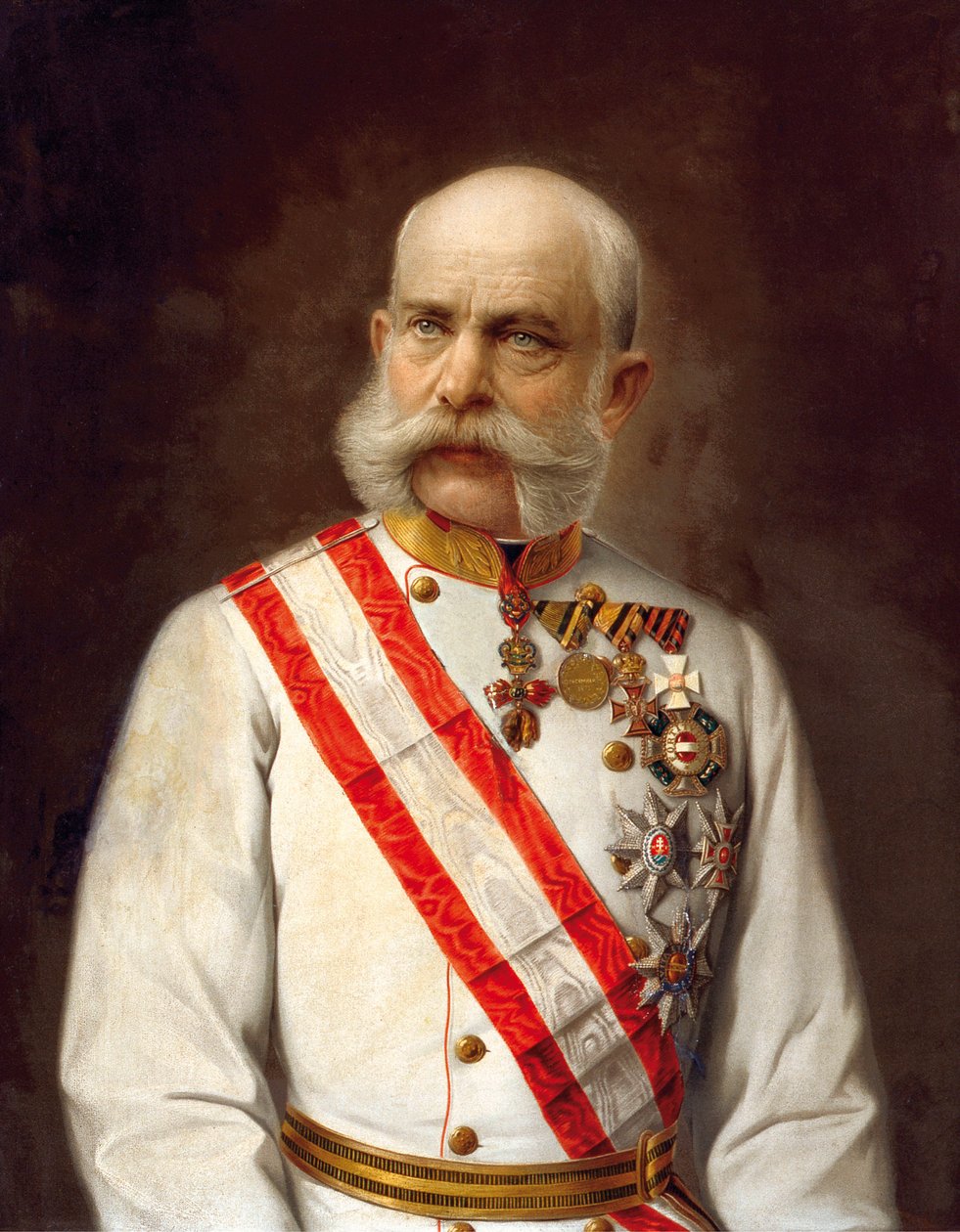 I. Ferenc József osztrák portréja – Anonymous. Olaj, vászon, c. 1910. Magángyűjtemény alkotó: Anonymous Anonymous