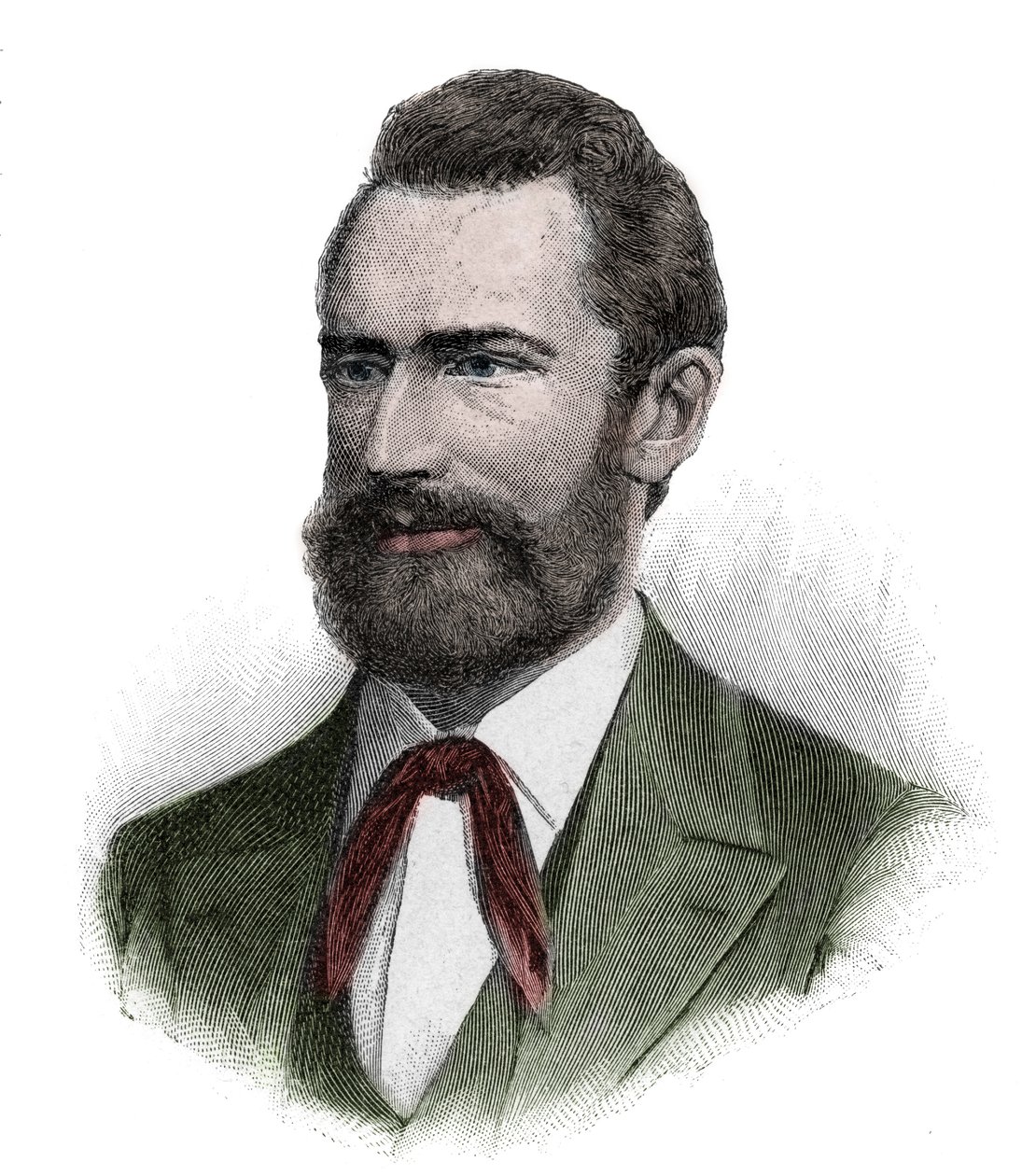 Frederich Wilhelm Ludwig Leichhardt (1813-1848?) porosz (német) felfedező és természettudós portréja - Ludwig Leichhardt, Ausztrália porosz felfedezője és természettudósa alkotó: Anonymous Anonymous