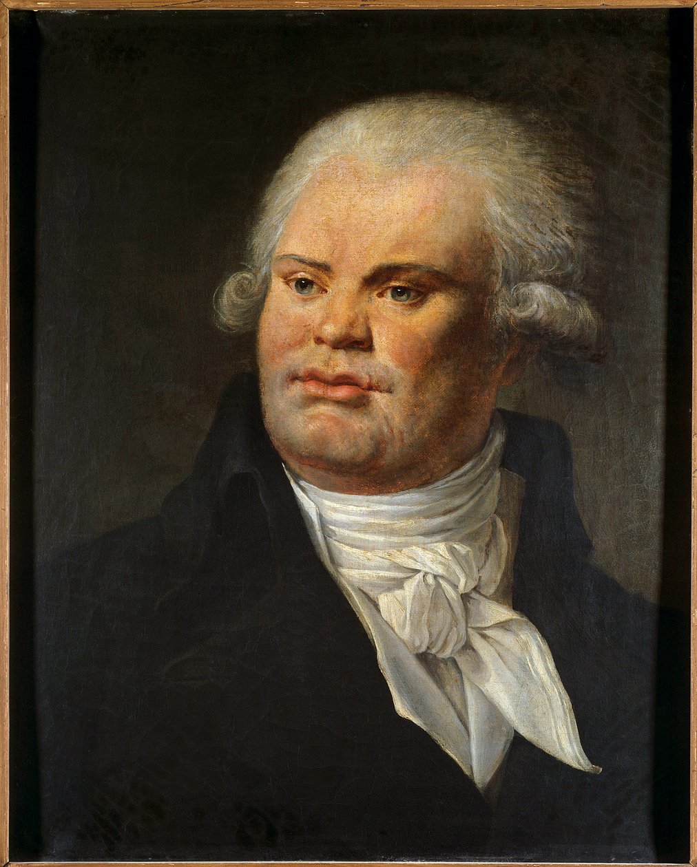 Georges Danton (1759-1794) szónok és politikus portréja. 18. századi névtelen festmény. Olajfestmény. Mérete: 0,61 x 0,49 m. Párizs, Musee Carnavalet. alkotó: Anonymous Anonymous
