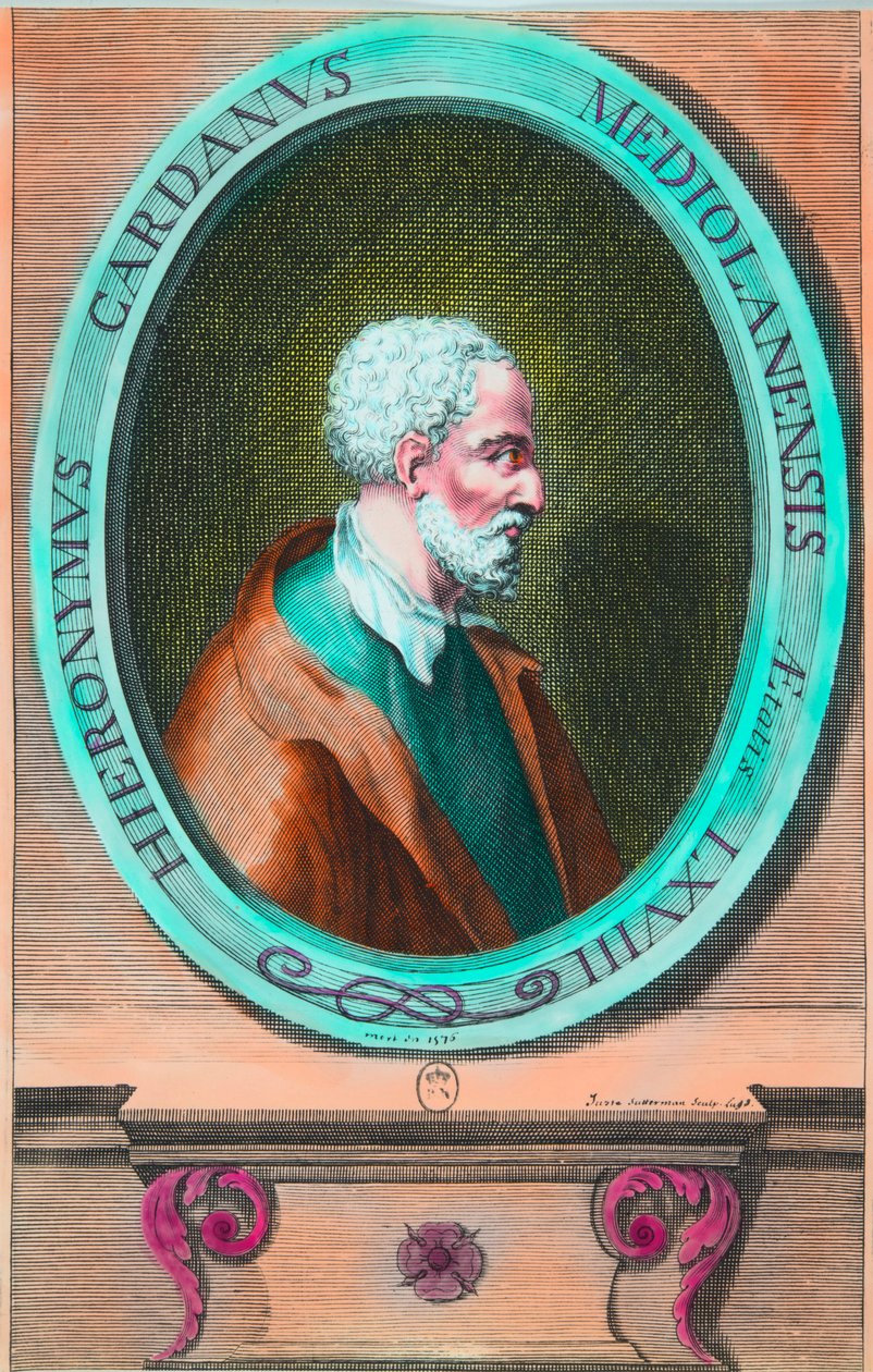 Girolamo Cardano (Hieronymus Cardanus) (1501-1576) olasz matematikus, filozófus, asztrológus és orvos portréja, Privee Collection alkotó: Anonymous Anonymous