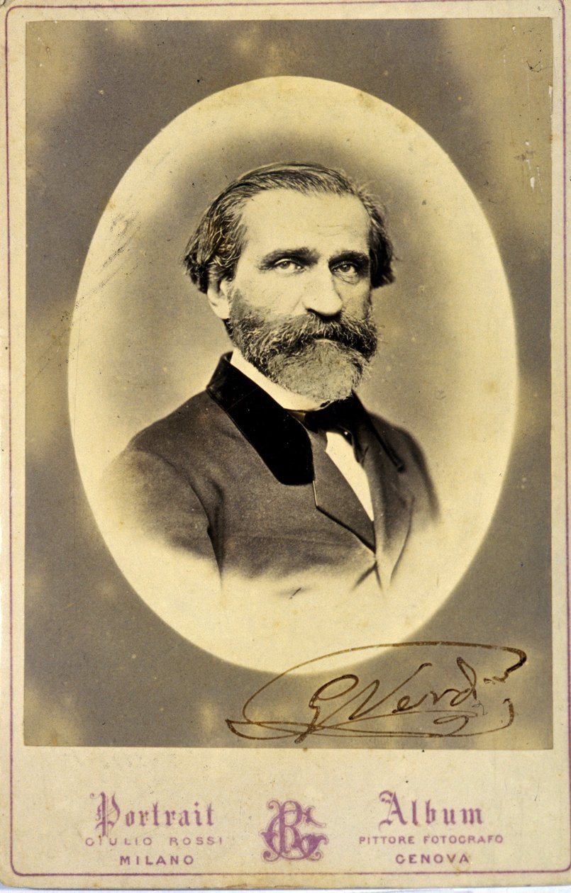 Giuseppe Verdi (1813-1901) olasz zeneszerző portréja. 1850 körül.Magángyűjtemény.Milánó alkotó: Anonymous Anonymous