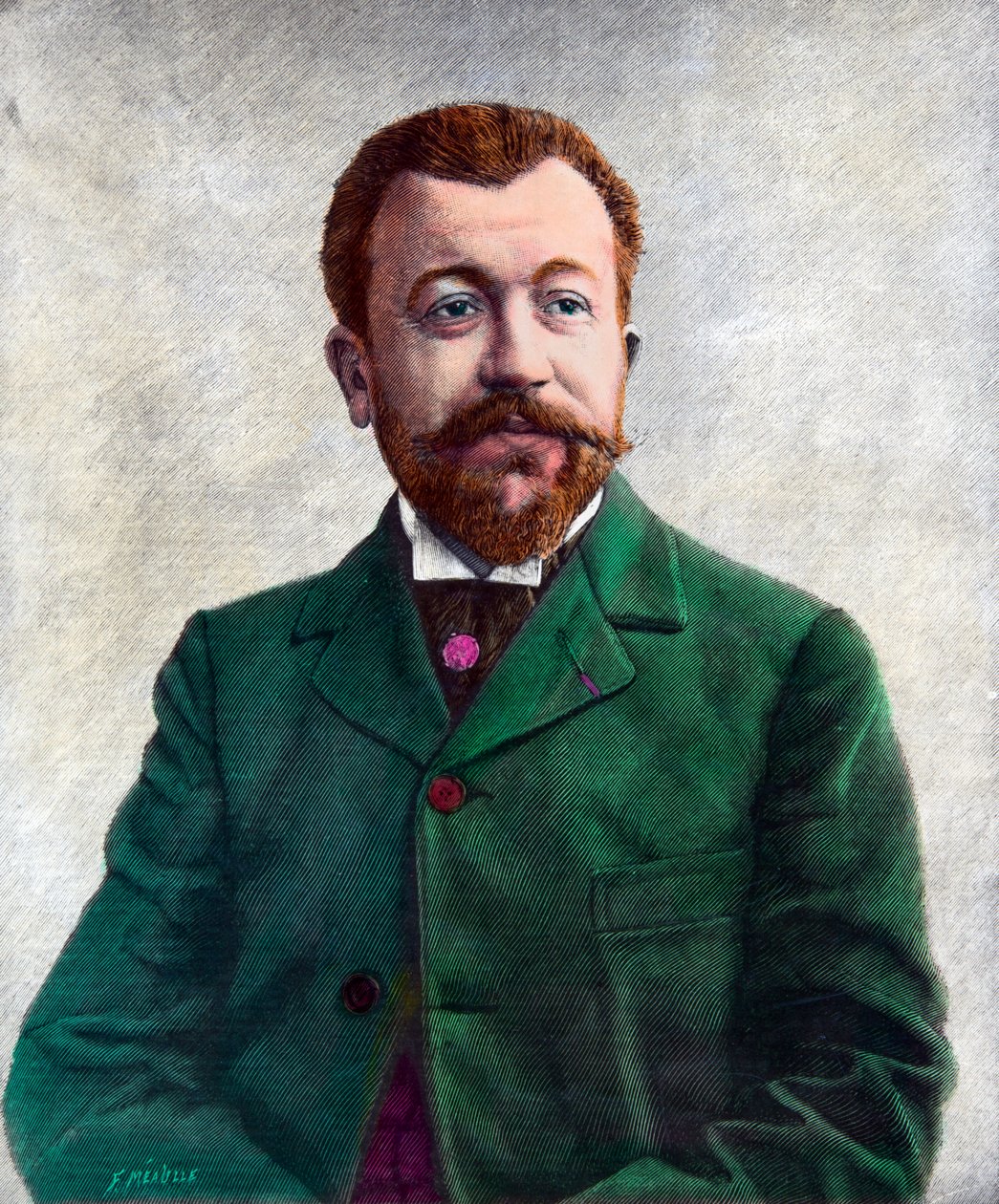 Henri Lavedan (1859-1940) újságíró és drámaíró portréja, Privee Collection alkotó: Anonymous Anonymous