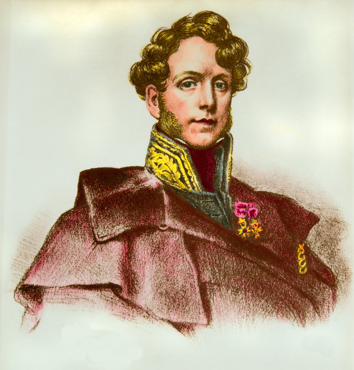 Jacques Boucher de Perthes (Jacques Boucher de Crevecoeur) (1788-1868) portréja, vámügyi és őstörténész igazgató, Privee Collection alkotó: Anonymous Anonymous