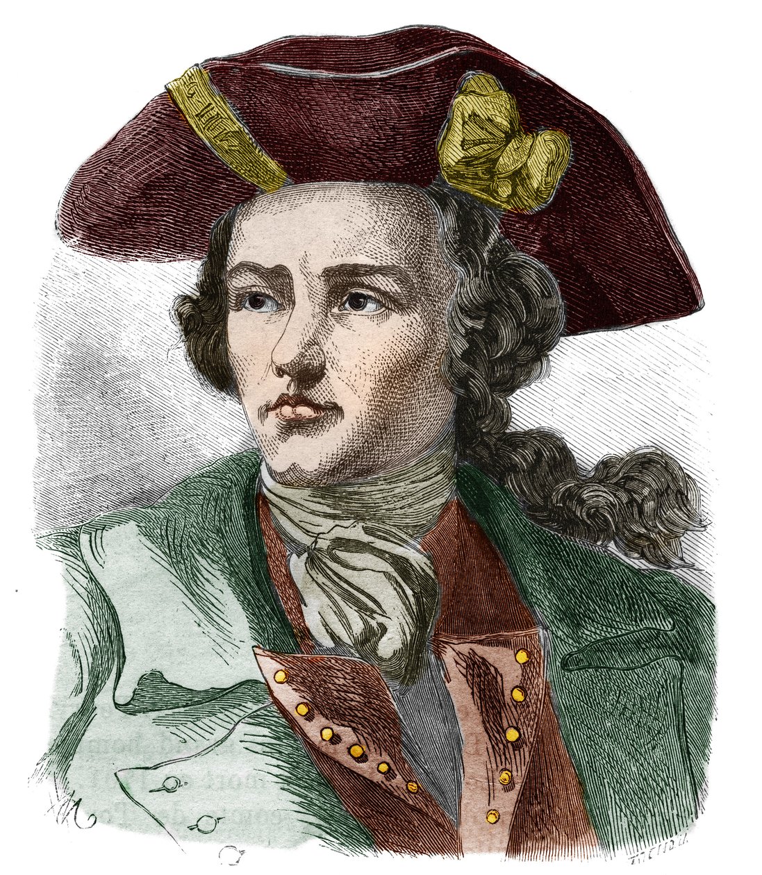 Jacques Cassard francia tengerész portréja alkotó: Anonymous Anonymous