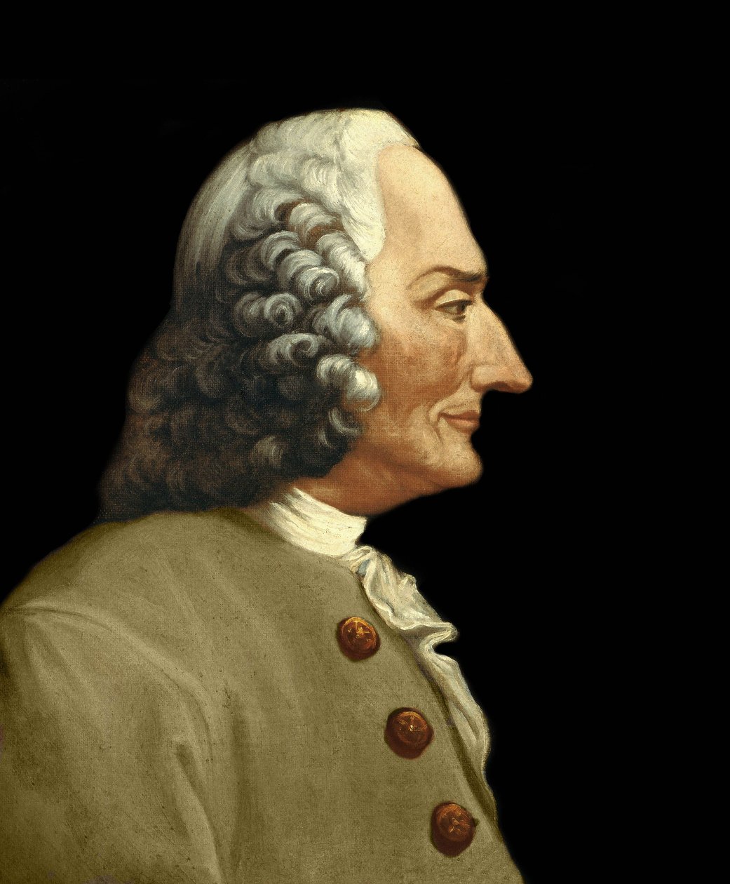 Jean-Philippe (Jean philippe) Rameau (1683-1764) francia zeneszerző portréja. századi névtelen festmény. Milánói Magángyűjtemény. alkotó: Anonymous Anonymous