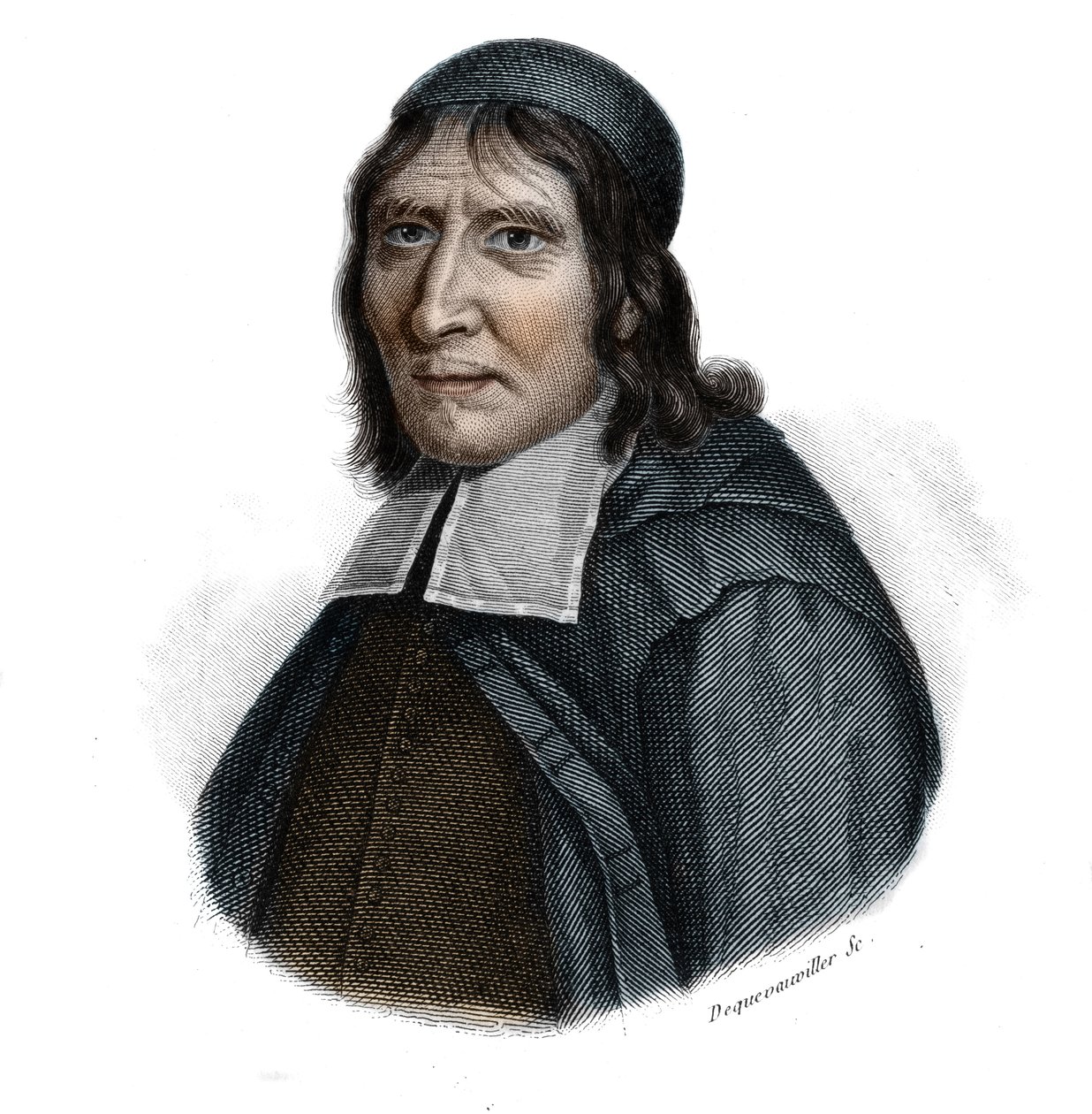 Jean Hamon (1618-1687) francia orvos és Janseniste portréja a Mo Society által kiadott és terjesztett „Hasznos férfiak portréi és története: minden országban és minden körülményben élő férfiak és nők, akik jogot szereztek a férfiak elismeréséhez” című művé alkotó: Anonymous Anonymous