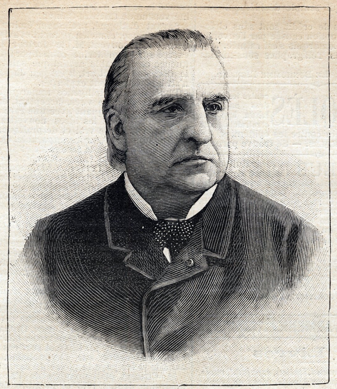 Jean Martin Charcot (1825-1893), klinikus és neurológus portréja. Metszet a „Le Petit Parisien”-ben, 1893.08.27. alkotó: Anonymous Anonymous